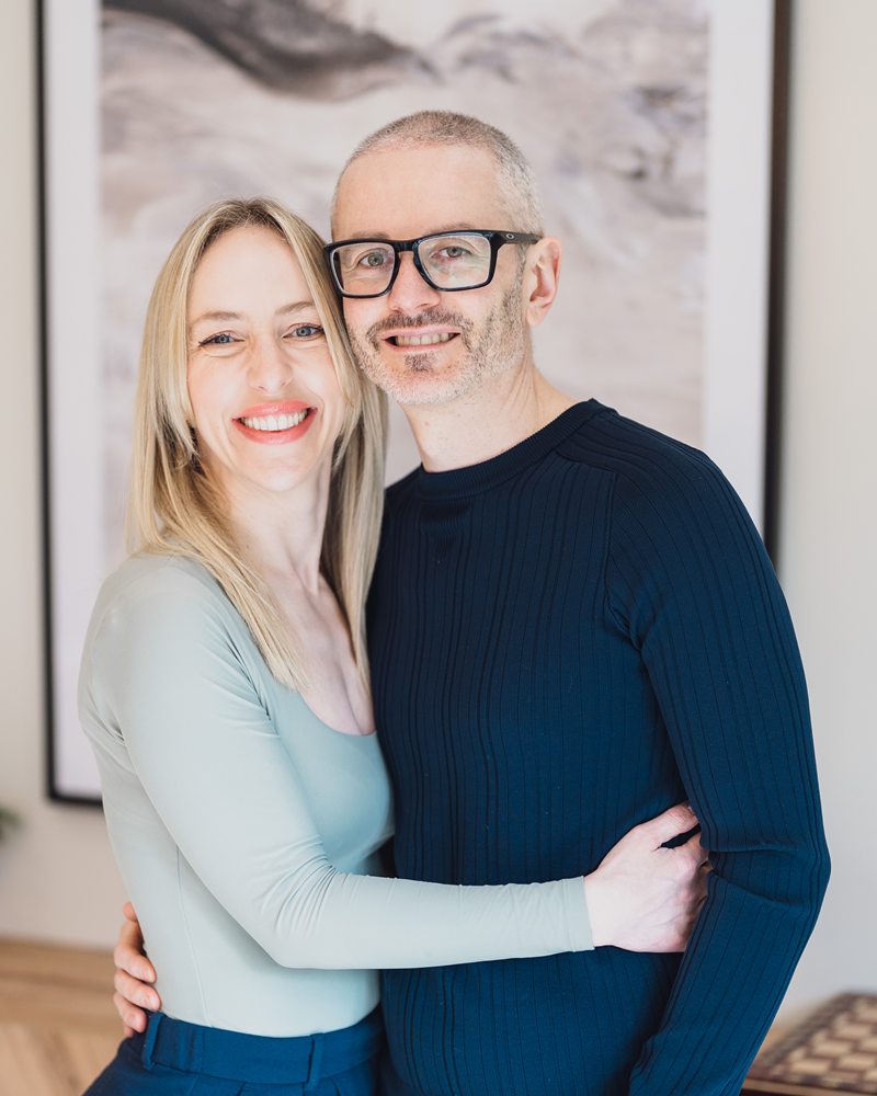 Miranda and Dr Tim Pearce, co-founders of Profinity Wellness
